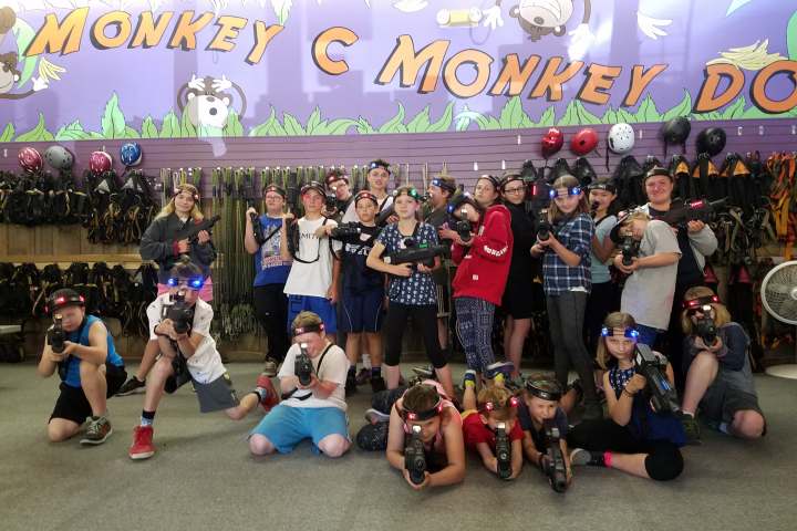 Group of laser taggers